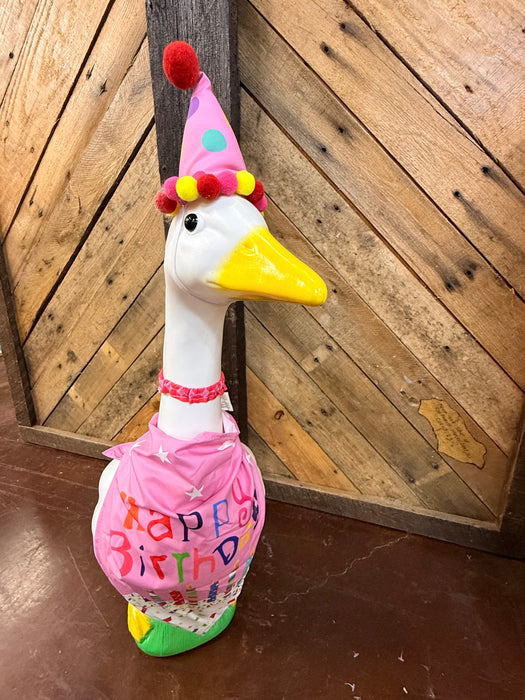 Porch Goose Clothes.  These will fit most standard size porch geese.  Pictured on a 23” Goose.
