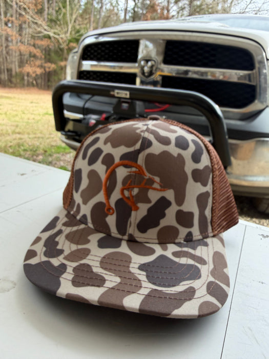 Embroidered Duck Head with Antler & Hook Hats - Multiple Styles Available!