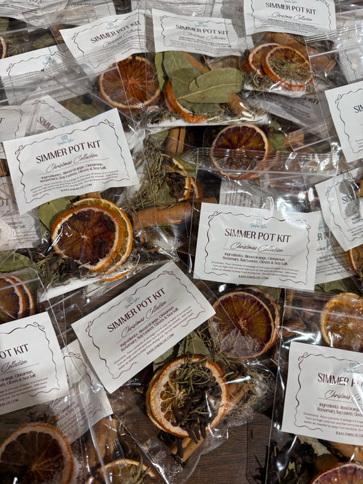 Simmer Pot Crock Pot Kit- Christmas Collection.  For fragrance.  Not for drinking.