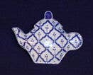 Blue & White Tea Bag Holder, Trinket Tray, etc.  Pineapple Design