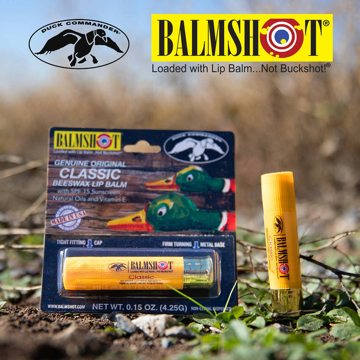 Balmshot & Duck Commander Beeswax SPF Lip Balm in a Bullet
