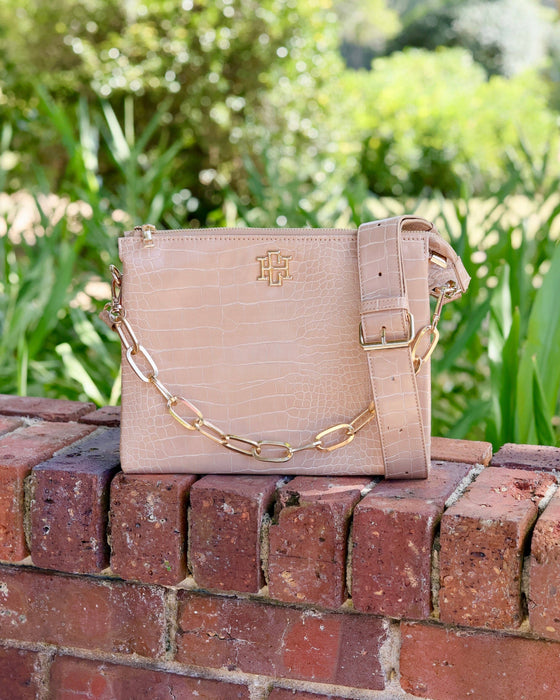 Ariana Crossbody Latte by Caroline Hill