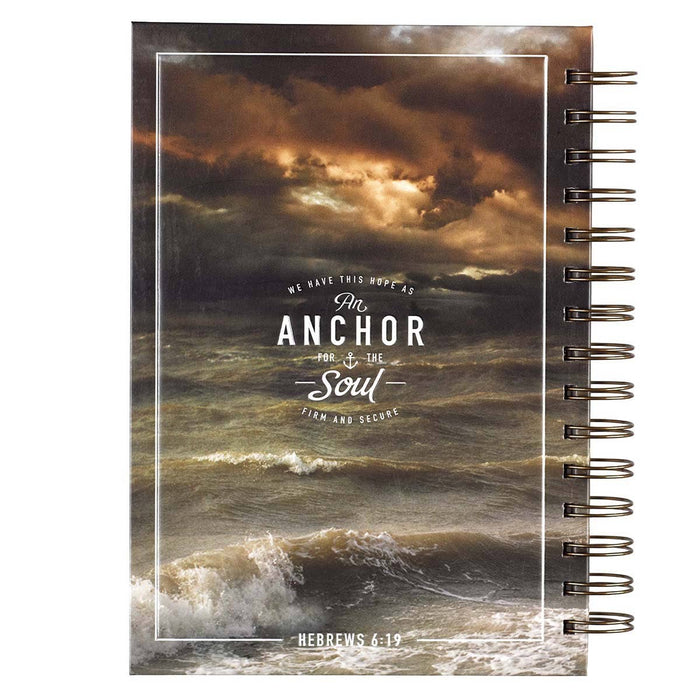Journal Wirebound Ocean Anchor for The Soul Heb. 6:19