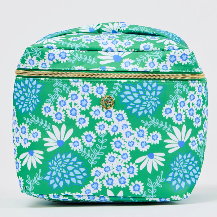 Ultraglam Makeup Bag | Daisy Chain Green