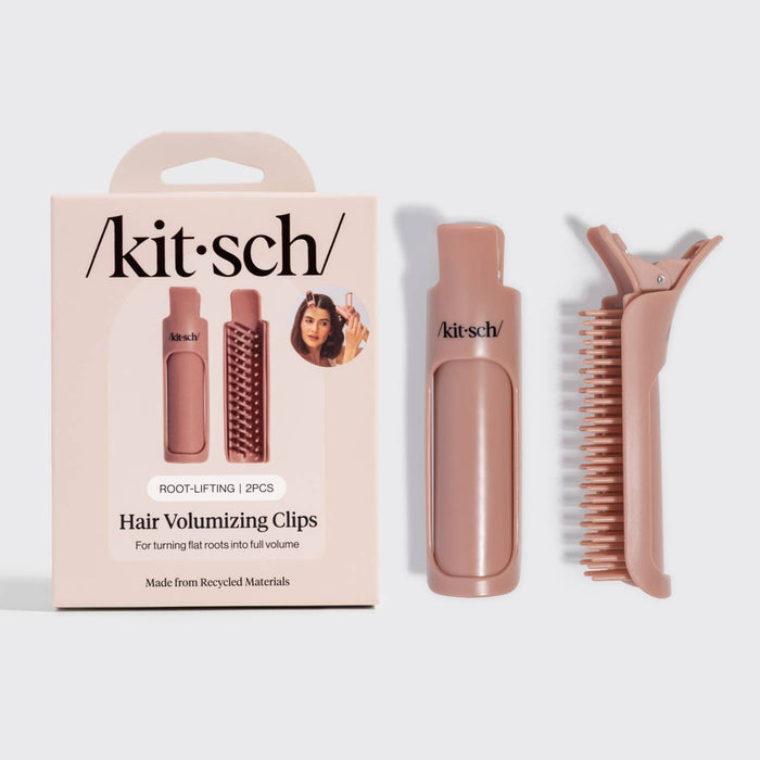 Hair Volumizing Clip 2pc Set - Terracotta