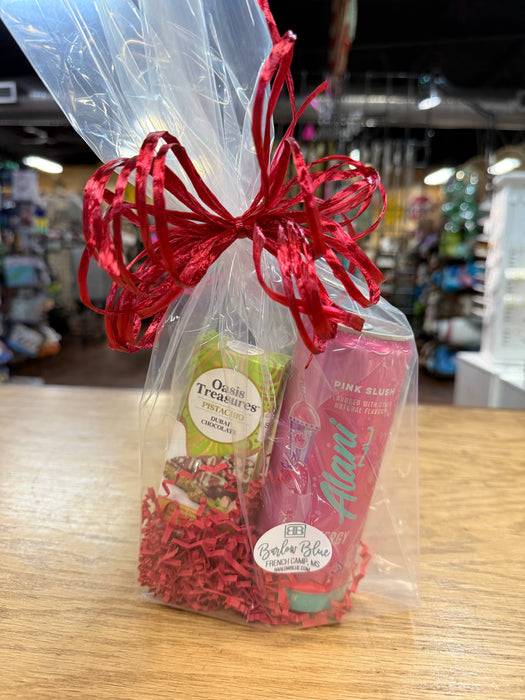 Alani Drink & Dubai Chocolate Bar.  Free Delivery on Valentine’s Day to participating schools & towns.