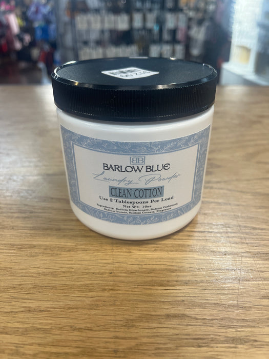 Barlow Blue Laundry Powder Detergent - Multiple Scents.  Available in 16oz & 32oz