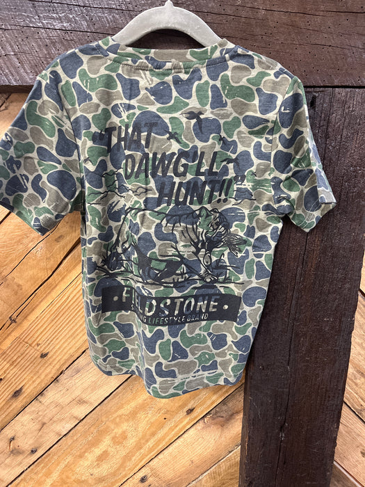 Toddler & Youth Backwoods Camo  “That Dawg’ll Hunt” Bird Dawg Tee - Available 2T-YXL!