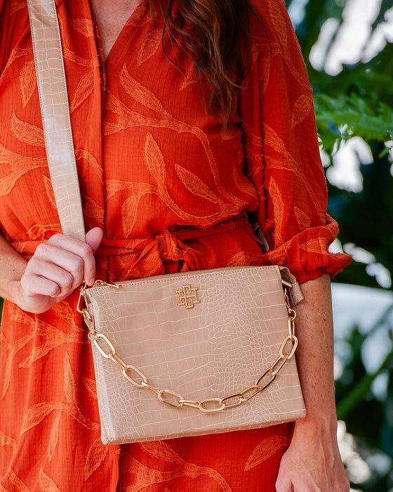 Ariana Crossbody Latte by Caroline Hill