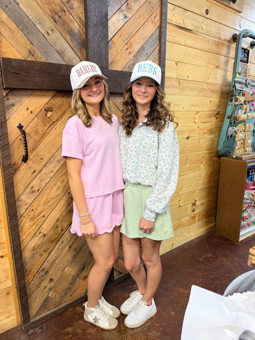 Simply Southern Soft Lounge Skirt / Skort.  So Soft!  Available in Blush & Sage Colors