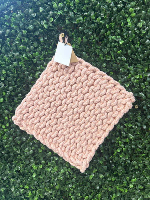 Cotton Crocheted Pot Holders - 10 Colors!