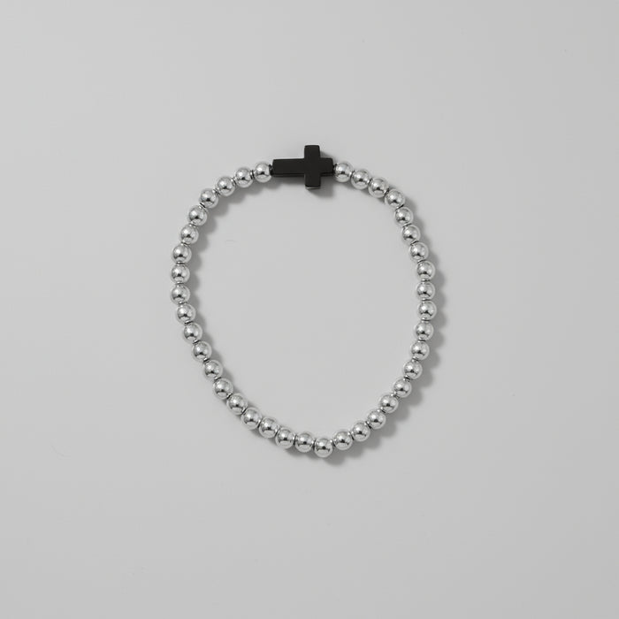 Beaded Bracelet w/ Cross Charm