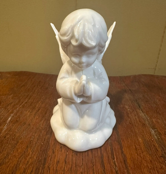Vintage Kneeling Angel Candle Holder