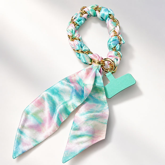 Wristlet Phone Holder, Keychain, & Bag Scarf
