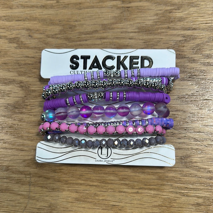 Stacked Cultivated Bracelet Stacks