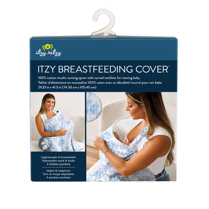 Blue & White Itzy Breastfeeding Cover™