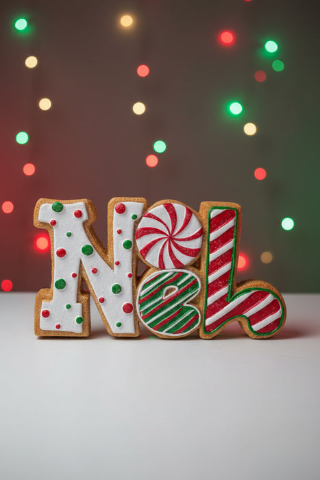 Resin Gingerbread Tabletop Word Signs- 3 Styles!