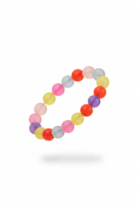 Kid's Iridescent Colorful Beaded Bracelet