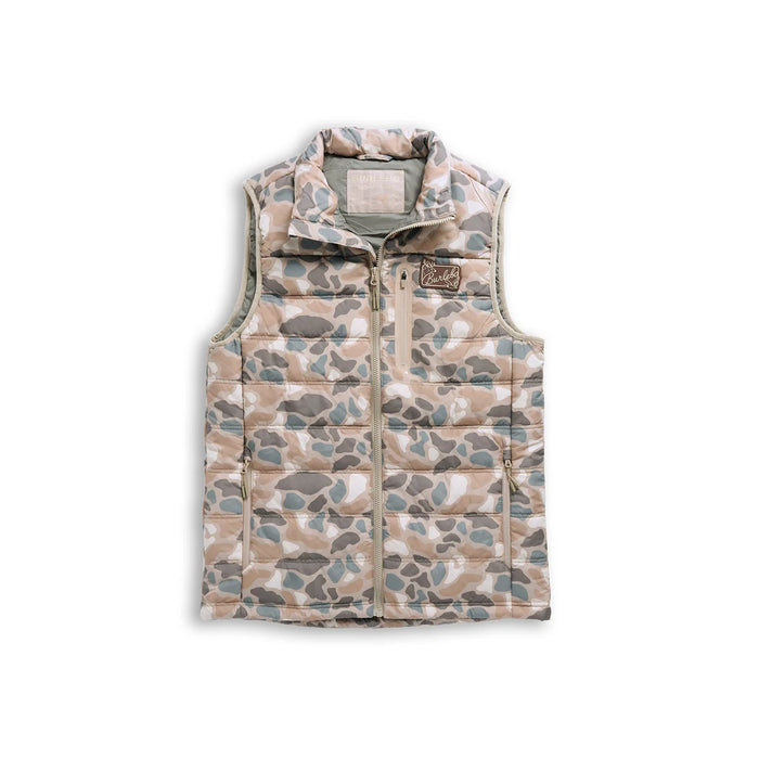 Pintail Camo Puffer Vest by Burlebo