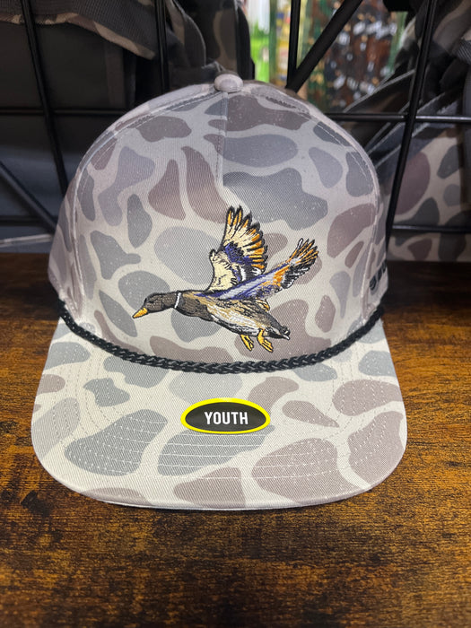 YOUTH Burlebo Diving Mallard Classic Deer Camo Hat