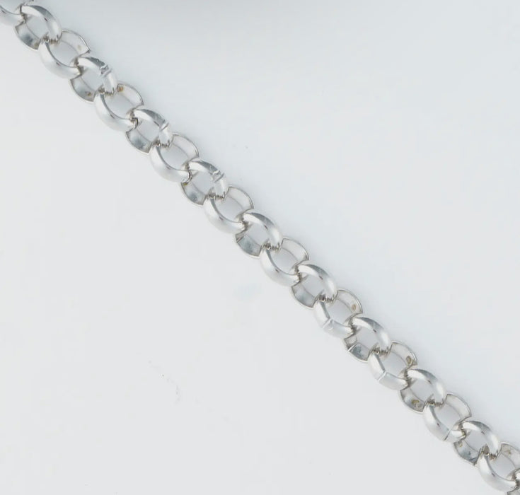Waterproof Silver 18” Cable Chain Necklace