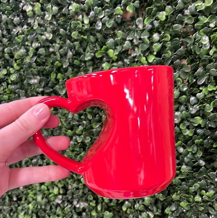 Heart Handle Mugs- available in 3 colors!