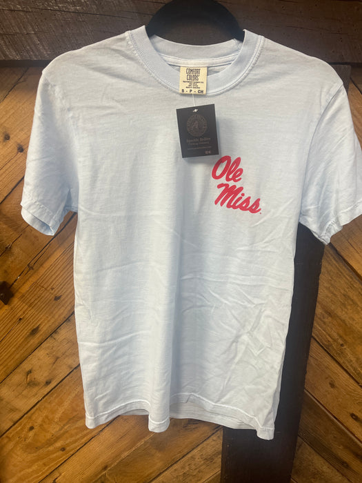 Ole Miss Juice Light Blue Tee- Available in 5 Sizes!