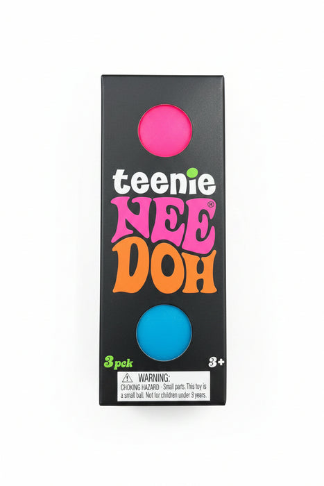 Teenie NeeDoh Squish Ball Small Groovy Glob - Set of 3 Squish Balls.