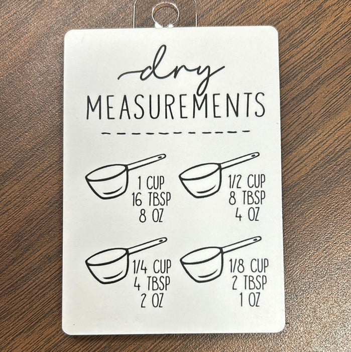 Small Dry Measurements Magnet