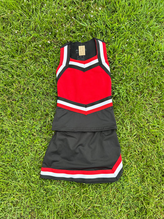 Girls Varsity Style Cheer Suits (IN STOCK).  If you don't see the size/color you need please message us.  We may be able to get it!