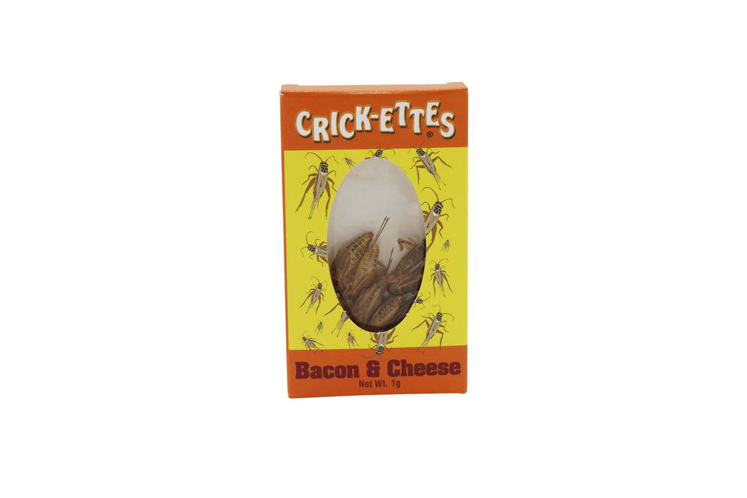 Crick-ettes Freeze Dried Flavored Crickets.  The perfect gag gift or dare.  Yes, they are really edible!