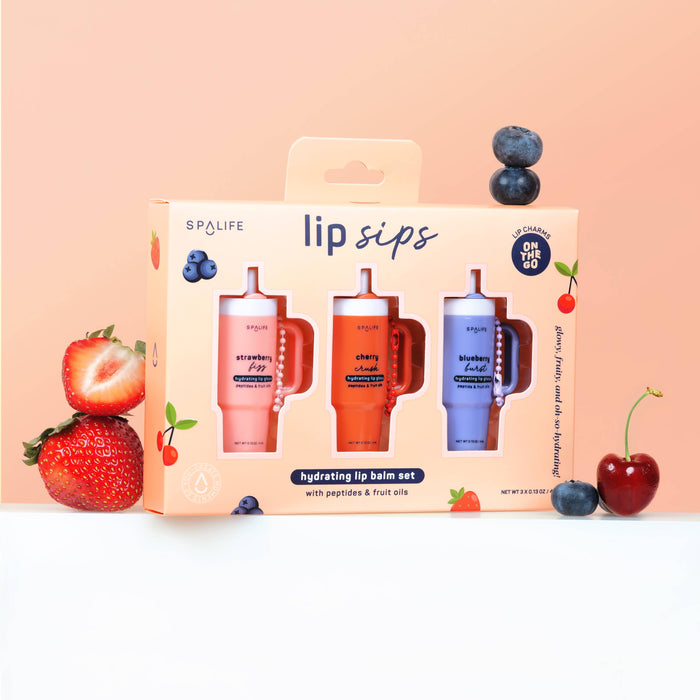 Lip Sips Gift Set | Stanley Shaped Lip Balm Trio