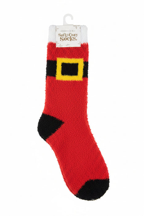 Christmas Santa Boots Winter Fuzzy Socks
