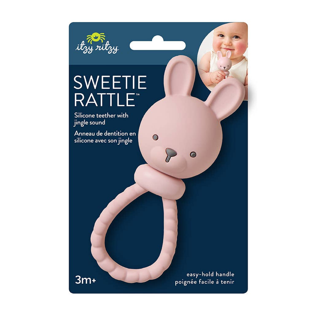 Pink Bunny Sweetie Rattle™ — Barlow Blue