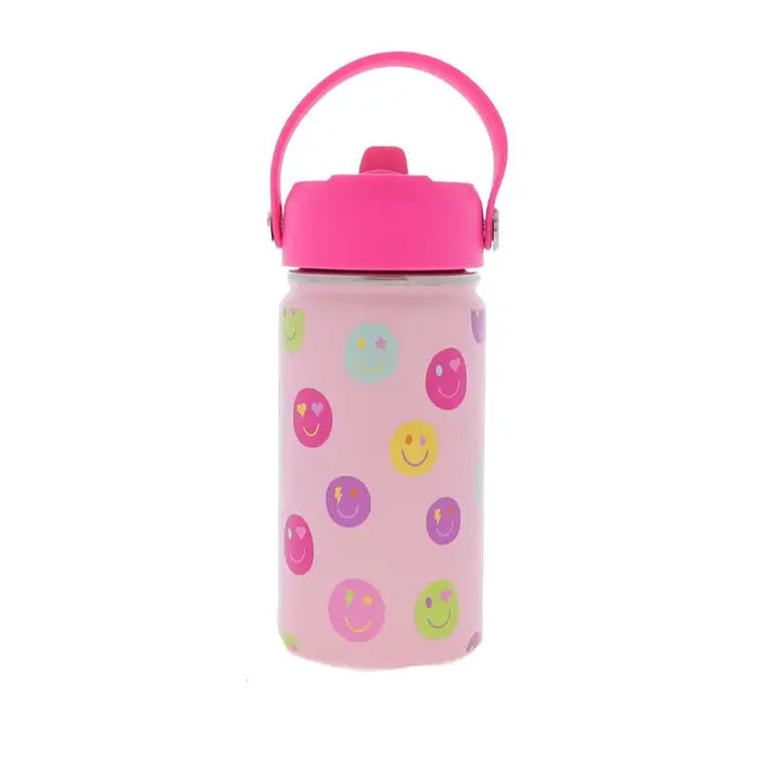 Kids 12oz Bottle with Straw Cap - 12 Styles!