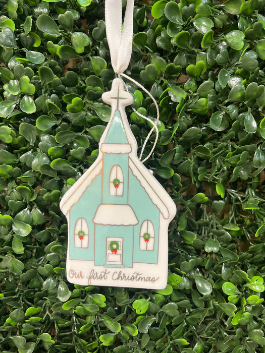 Our First Christmas Church Ornament