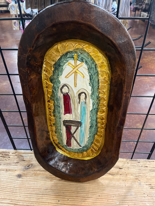 Large Hand Painted Dough Bowls by Alex Ladner