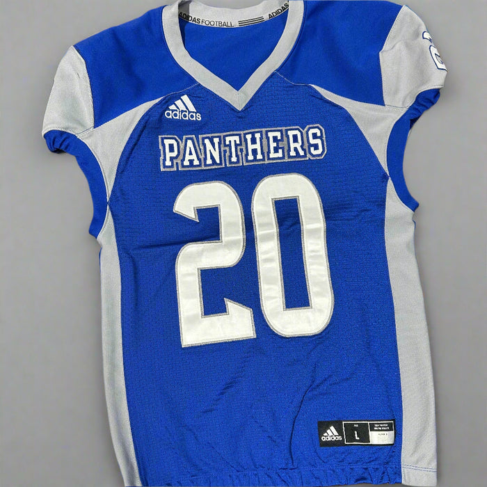 Retired Blue Panther Football Official Game Jerseys