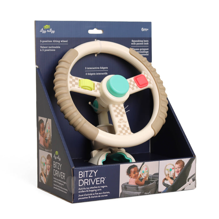 Bitzy Driver Wagon and Stroller Activity Toy