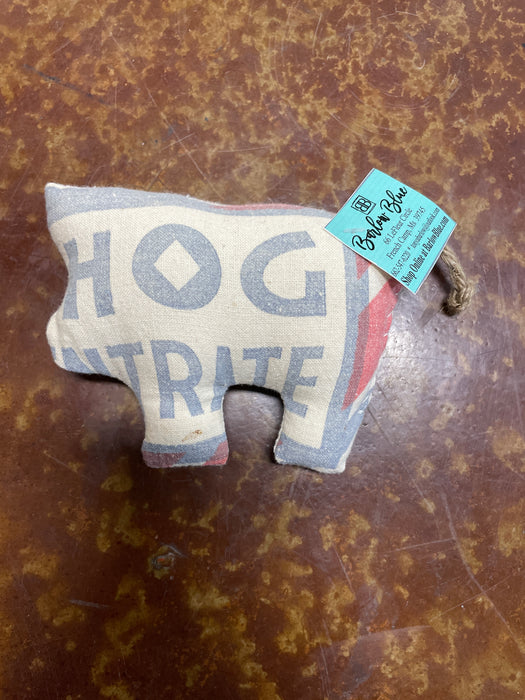 Miniature Hand Sewn Farm Animals.  Made from Fun Fabric or Vintage Feed Sacks.