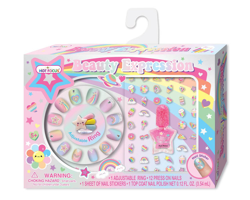 Rainbow Beauty Expression Nail Set