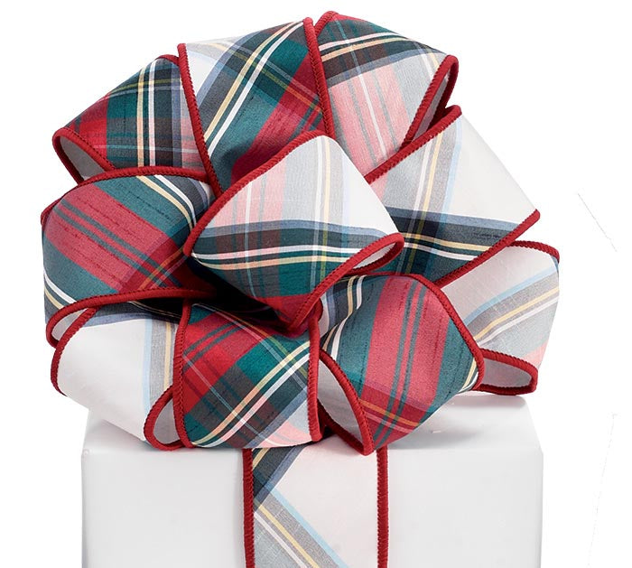 Christmas Plaid Ribbon- 2.5"x5yards