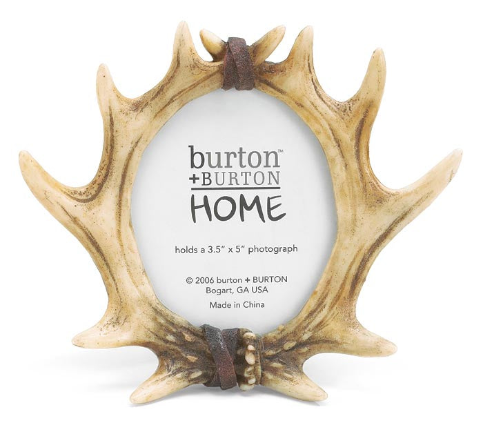 Deer Antler Resin Photo Frame