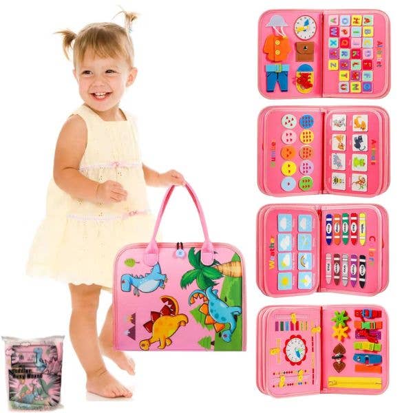 The Busy Board - STEM Learning- Pink