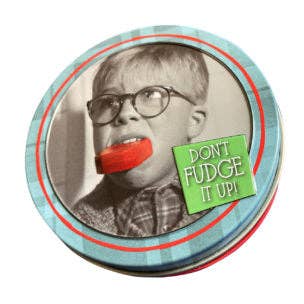 A Christmas Story – Don’t Fudge It Up! Tin with Candy