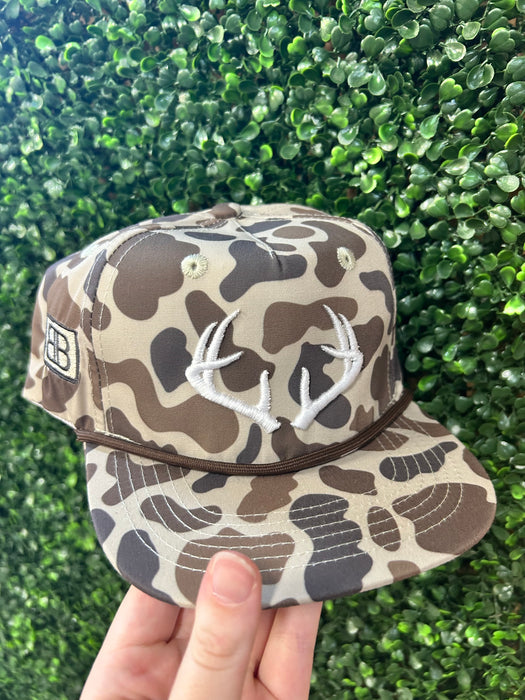 YOUTH Embroidered Deer Antler Hats- 2 Styles Available!