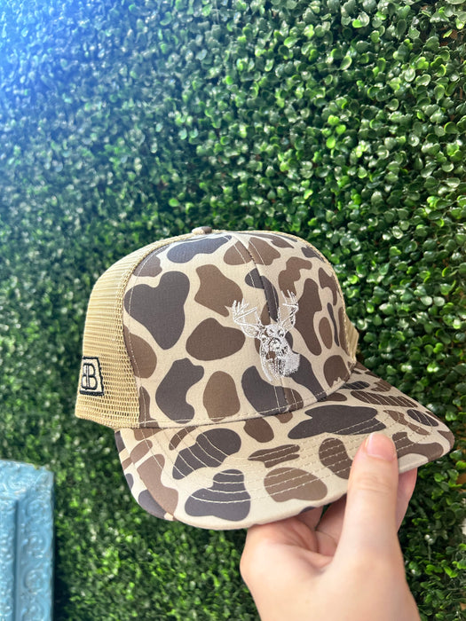 Embroidered Deer Head Hats-4 Styles Available!