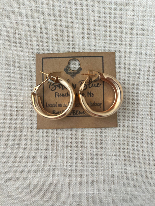 Classic Gold Hoop Earrings