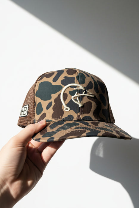 Embroidered Duck Head with Antler & Hook Hats - Multiple Styles Available!
