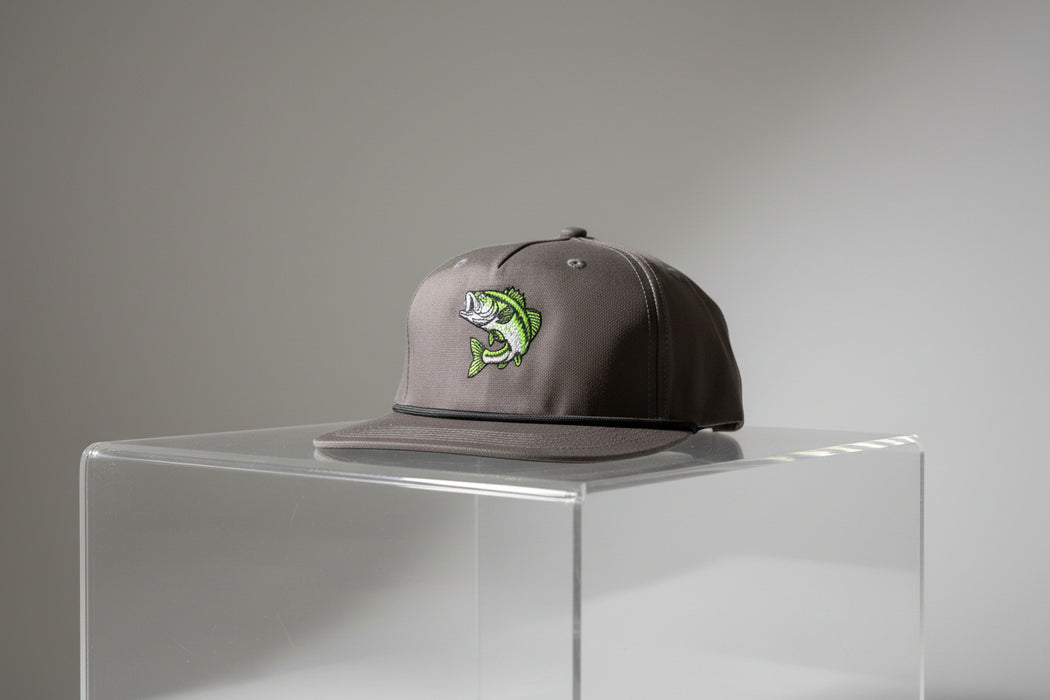 Embroidered Green Bass Fish Hats - Multiple Styles Available!